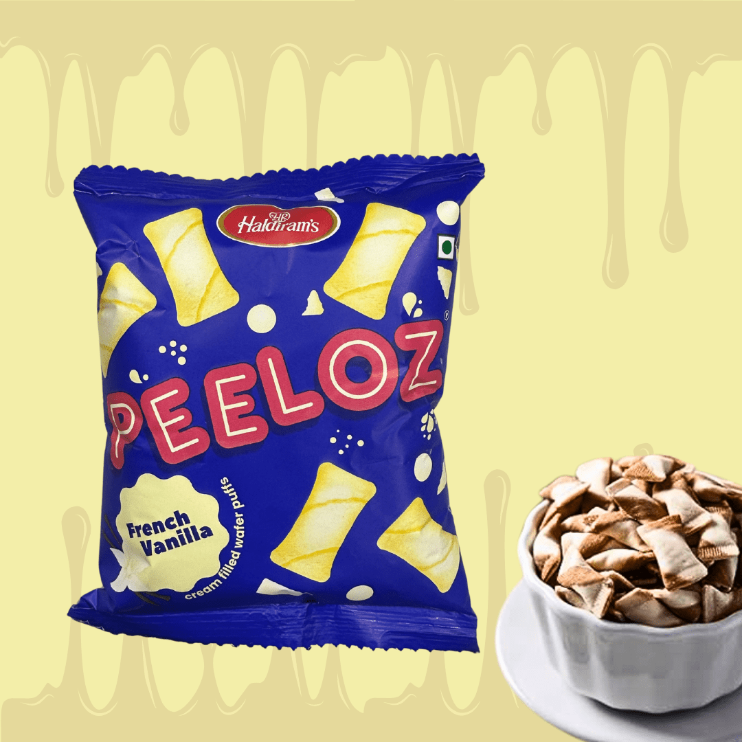 Haldiram Peeloz French Vanilla | 10Rs Pack | The Snack Pause