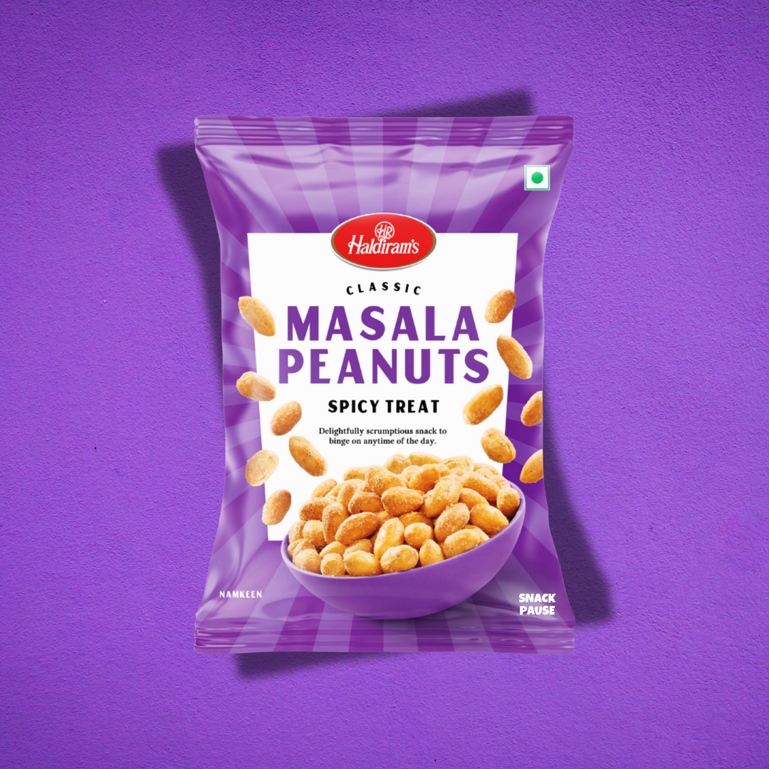 Haldiram Masala Peanut | 220g BIG PACK | The Snack Pause