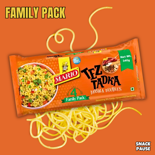 Mario TEZ TADKA Noodles | 4-in-1 Pack | The Snack Pause